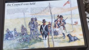 Exhibit located at the LCNHT in Omaha, Nebraska along the Lewis and Clark Trail