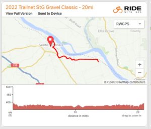StG Gravel Classic 20 mile course