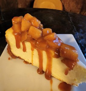 Cheesecake at M's Eatery along The Lewis and Clark National Historic Trail