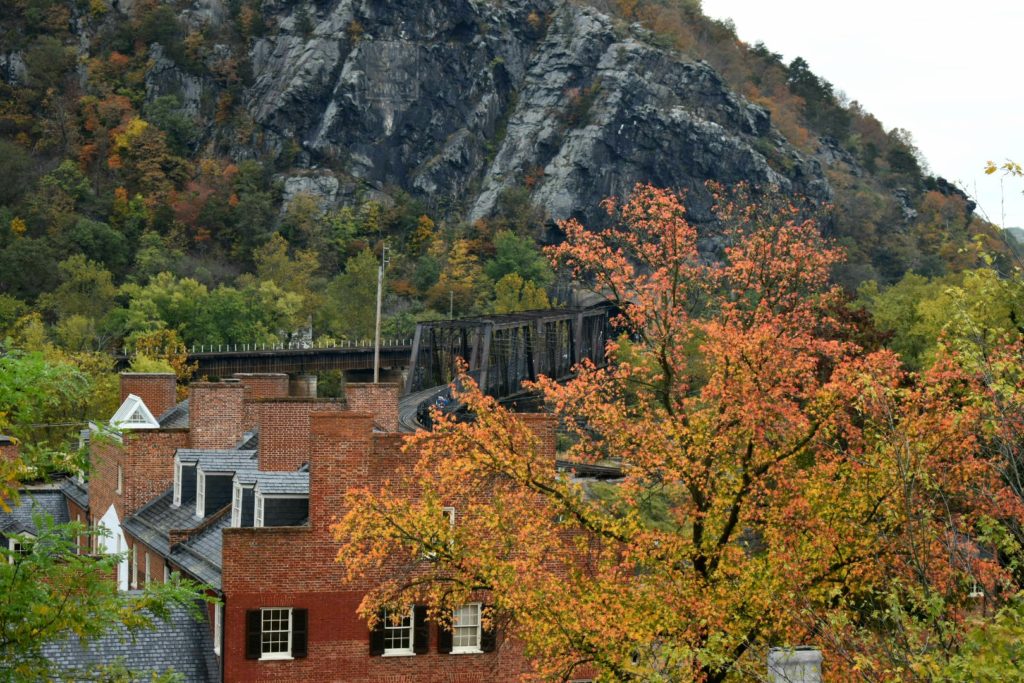 View of Harpers Ferry in the fall