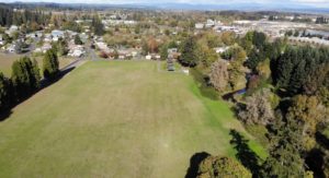 Scappoose Veterans Park from above
