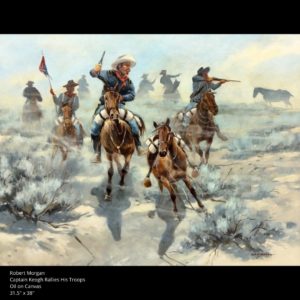Some of the artwork featured depicts scenes from Montana's past