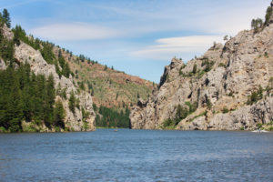 The limestone cliffs that impressed the Lewis & Clark Expedition remain imposing